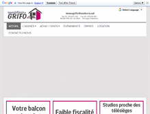 Tablet Screenshot of immogrifo.com